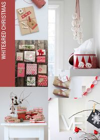 christmas decor trend WHITE RED, Christmas decor trends, white red christmas