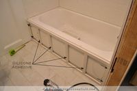 DIY Tub Skirt (Decorative Panel) For A Standard Soaking Tub