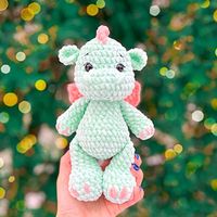 Plush Free Crochet Dragon Pattern