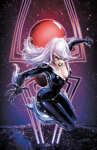 The Amazing Spider-Man #1 (2018) Exclusive Virgin Black Cat Variant Cover by Clayton Crain