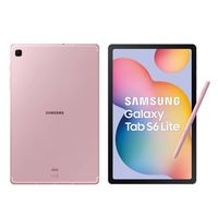 SAMSUNG Galaxy Tab S6 Lite 10.4" 128GB Android Tablet, LCD Screen, S Pen Included, Slim Metal Design, AKG Dual Speakers, 8MP Rear Camera, Long Lasting Battery, US Version, 2022, Chiffon Rose