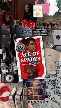 #aceofspades #aceofspadesbook #YA #romance #drama #pll #book #bookcollage #spades #ace #mystery #murder #murdermystery #love #romantic #teens #teenager #vibes