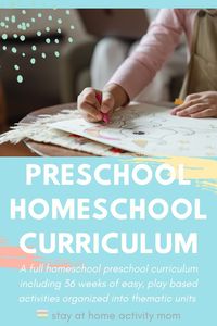 Do you have a preschool-aged child at home? Do you often find yourself browsing Pinterest and the internet for ideas on what they should be learning and practicing to prepare them for elementary school? OR… Are you thinking of homeschooling your preschooler or keeping your child home during their preschool years? CLICK HERE TO LEARN MORE! Preschool homeschool curriculum, preschool homeschool schedule, preschool homeschool activities, kindergarten curriculum homeschool, preschool homeschool,