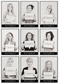 bridal party morning after mugshots!-hahaaha i have to!