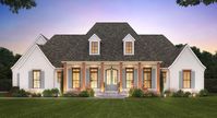 Grand Prairie House Plan | Acadian House Plan | Country House Plan