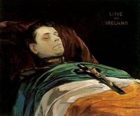 Michael Collins, Love of Ireland, 1922, by John Lavery, in the Hugh Lane Municipal Gallery, Dublin