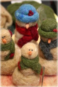 needle felted cuties