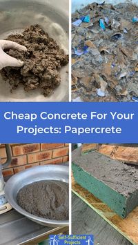 Papercrete has been around since the 1920’s. It consists of paper and portland cement. The development of papercrete was an attempt to recycle the high volumes of waste paper generated in the US at the time. The first thing you need to know about papercrete is that it’s cheap.