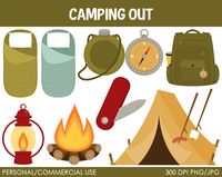 free camping clipart #14