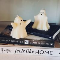 The Original Ghost Candles Halloween Decor Cute Ghost White - Etsy