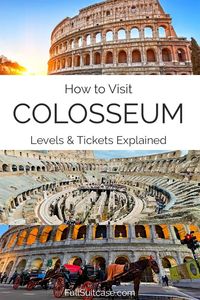 How to Visit Colosseum (Rome): Tickets, Tours & Levels Explained