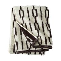 black & white ikat bath towel by Nate Berkus for Target.