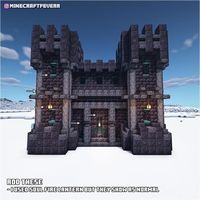 Feverr ~ в Instagram: «Tutorial: Blackstone fortress! 1.16 has some amazing blocks. Blackstone can really make some neat fortress or castles! Hope you guys like…»