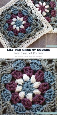 Beginners' Free Crochet Patterns for Granny Squares