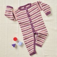 Free baby onesie crochet pattern - Gathered