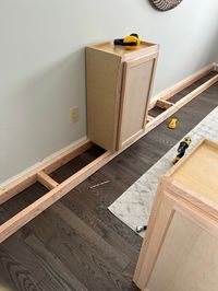 Dining Room Storage with Stock Cabinets – Close Enough DIY