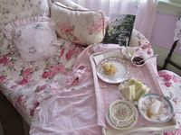 summer tea on the chaise