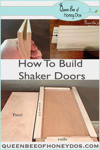 See how easy it is to build shaker doors for cabinets with this DIY technique!