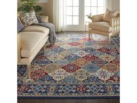 Nourison Grafix 7'10" x 9'10" Multicolor Bohemian Indoor Rug | Ashley