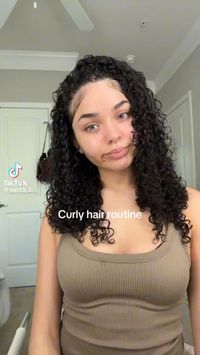 Curls, curly hair routine, curly hair