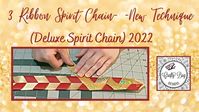 New Technique for 3 Ribbon Spirit Chain; Deluxe spirit Chain tutorial #homecoming #craftybug - YouTube