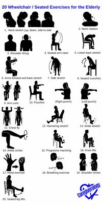 20 Wheelchair / Seated Exercises for the Elderly #caregiverology #wheelchairexercises #seatedexercises #sitdownexercises #elderlyexercises #seniorexercises #olderadultexercises #exercisesfortheelderly #exercisesforseniors #elderlyhealth #seniorhealth