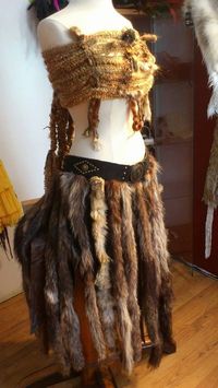 fur skirt costume - Google Search