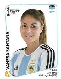 Women's World Cup France 2019 Panini - N. 299 Vanesa Santana Argentina New