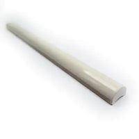 Catalina Vanilla 0.75 in. x 12 in. Polished Ceramic Wall Pencil Liner Tile