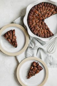 Brownie Pecan Pie - Broma Bakery