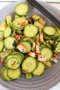 California Roll Cucumber Salad