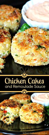 Chicken Cakes And Remoulade Sauce