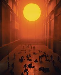 The Weather Project - Obra de Olafur Eliasson #arte #instalação #olafureliasson