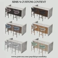 the sims 4 custom content cc furniture ts4 bar counter dining room comfort bar stool