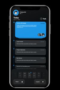 Todo app concept with multi-theme