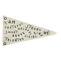 Natural Affirmation Pennant Flag - Etsy Spain