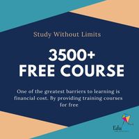 One of the greatest barriers to learning is financial cost. By providing training courses for free. #free_courses #free_online_course #onlinecourses