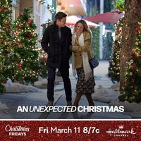 Keep up with Christmas Fridays alongside Bethany Joy Lenz and Tyler Hynes when they star in “An Unexpected Christmas” on March 11 at 8/7c. 🎄 Only on Hallmark Channel.