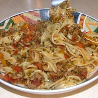 Italian Drunken Noodles Recipe | Just A Pinch Recipes