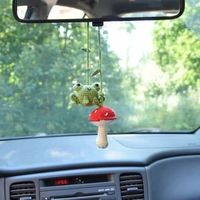 Crochet Car Mirror Pendant: Elevate Your Drive With Handmade Charm