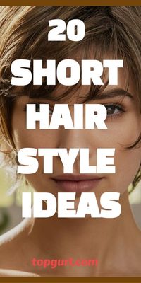 ✂️ Thinking about going short? Check out these 20 stylish short hairstyles that’ll have you wanting to chop it all off! From chic bobs to edgy pixies, these looks are all about effortless fashion and style. Ready for a fresh hair transformation? Tap through for all the inspo you need!