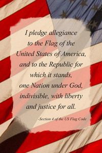 I pledge allegiance....