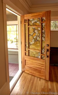 Dogwood Door by Theodore Ellison Designs and The Craftsman Door Company