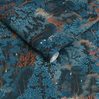 New Eden by Graham & Brown - Navy - Wallpaper : Wallpaper Direct