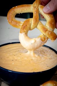 Garlicky Beer Cheese Dip - Chef Shamy