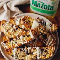 White Chocolate Cranberry Orange Biscotti