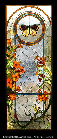 "Butterfly Window No. 1" by Ashton Young. All Rights Reserved.