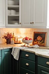 How to use pedestal bowls in every room of your home for organizing to make non-aesthetic items look like decor.