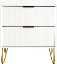 Kroc III White Nightstand