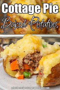 Shepherd’s Pie Baked Potatoes